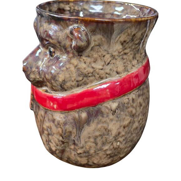 Vintage Brown And Red GC Giftcraft Bear Handwarmer Coffe Mug - Picture 10 of 11